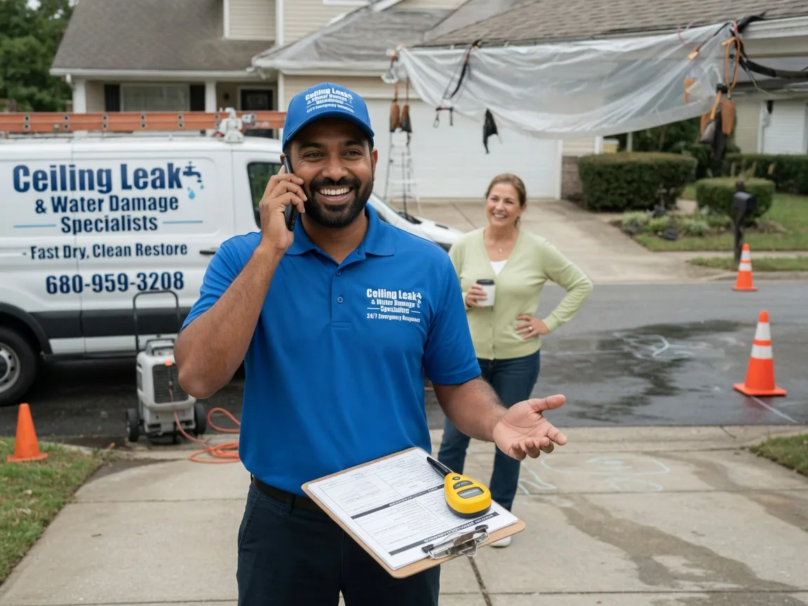 Ceiling Leak Cleanup Tennessee Colony, TX FAQs